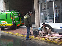 Reconstrucción de arqueta en San Blas Reconstrucción de arqueta en San Blas